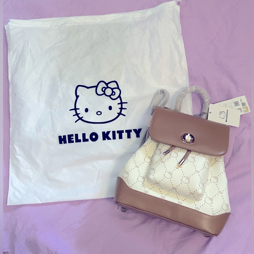 Hello Kitty Leather Backpack